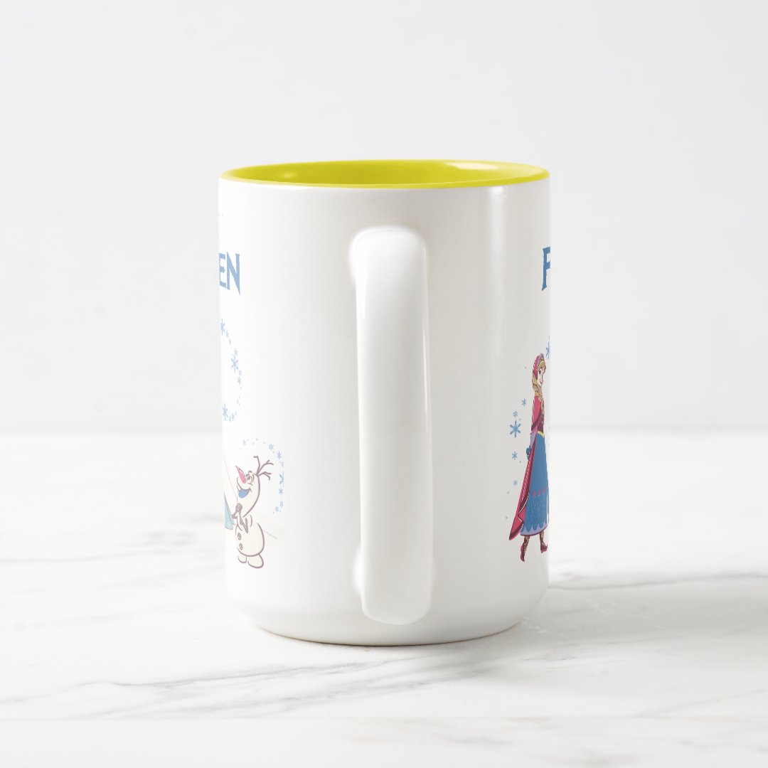 Elsa Anna Olaf Two-Tone Mug 