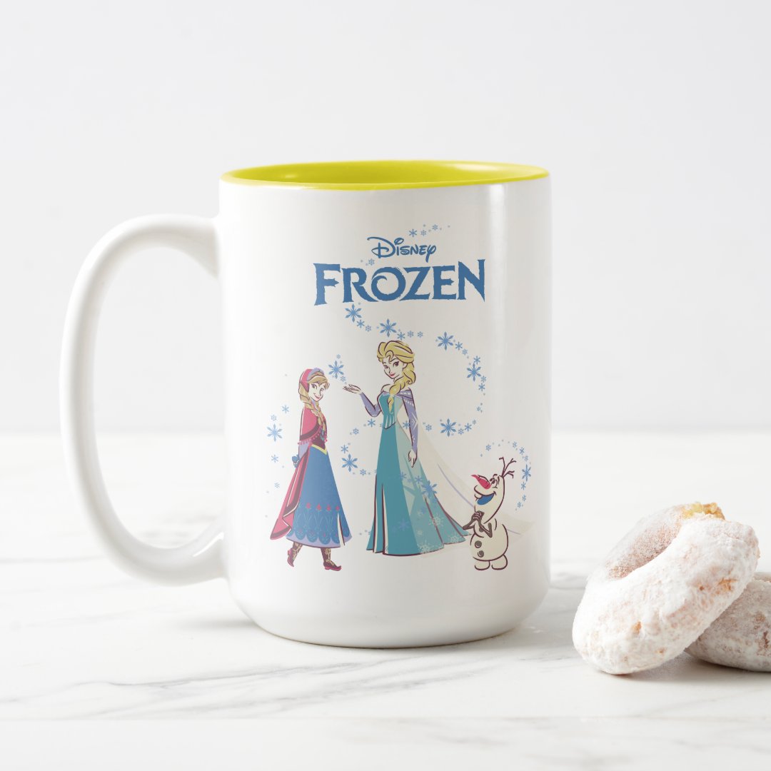 Elsa Anna Olaf Two-Tone Mug 