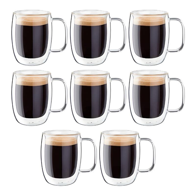 8 Piece Espresso Mug Set - Inspire Cups