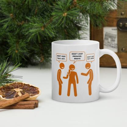 Action Reminder Ceramic Mug - Inspire Cups