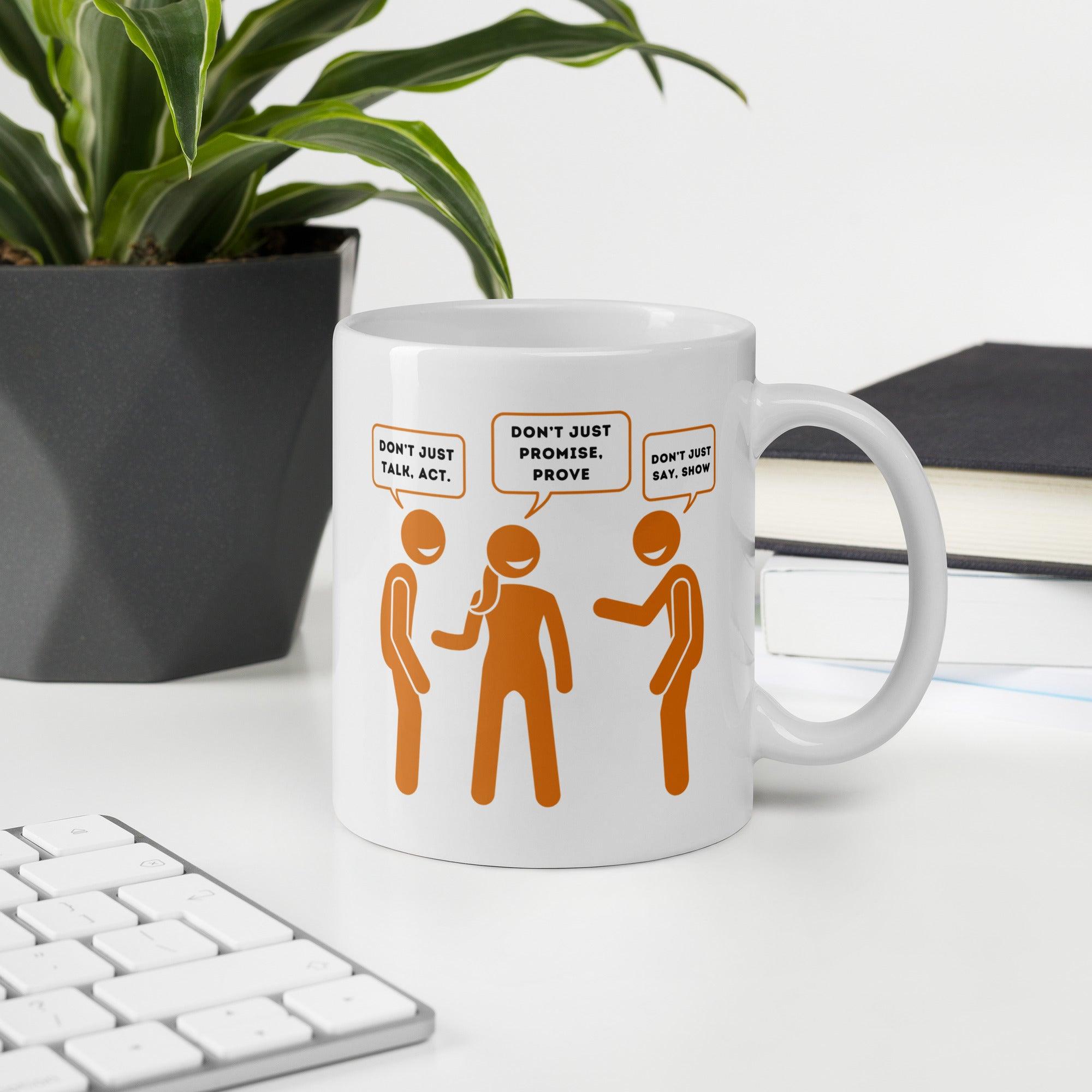 Action Reminder Ceramic Mug - Inspire Cups