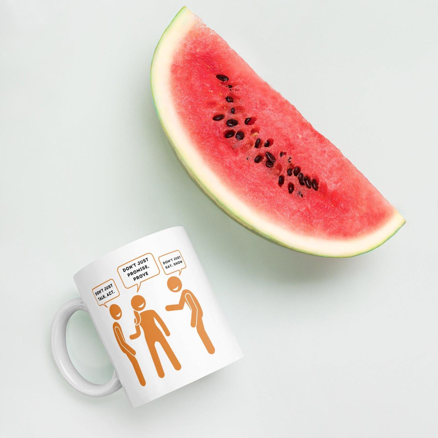 Action Reminder Ceramic Mug - Inspire Cups