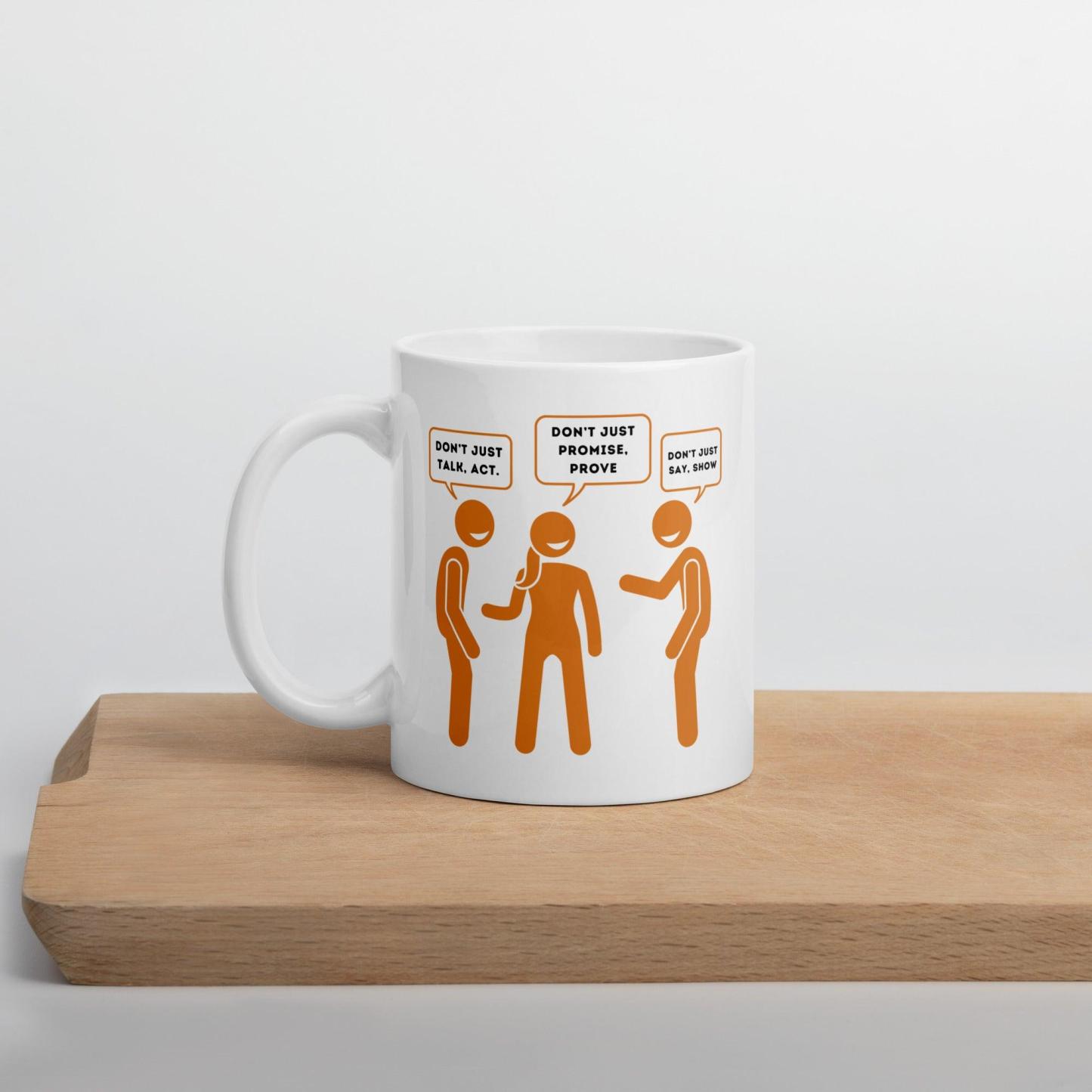 Action Reminder Ceramic Mug - Inspire Cups