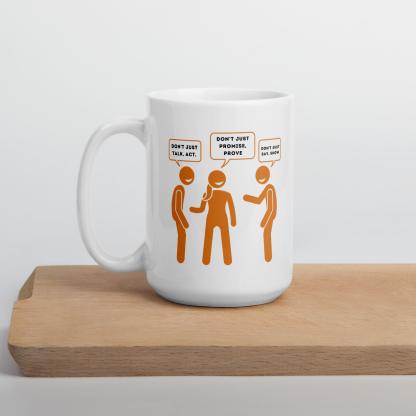 Action Reminder Ceramic Mug - Inspire Cups