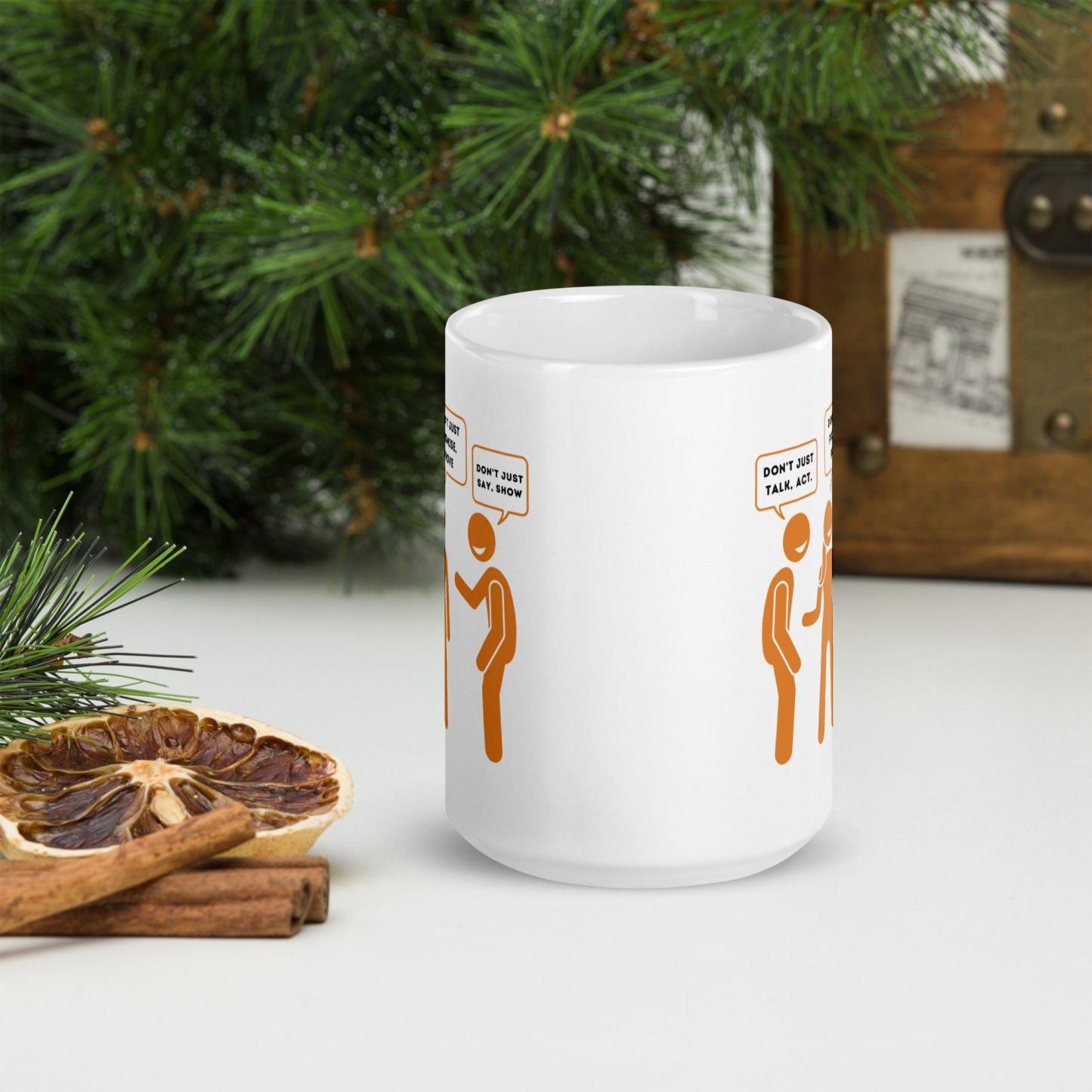 Action Reminder Ceramic Mug - Inspire Cups