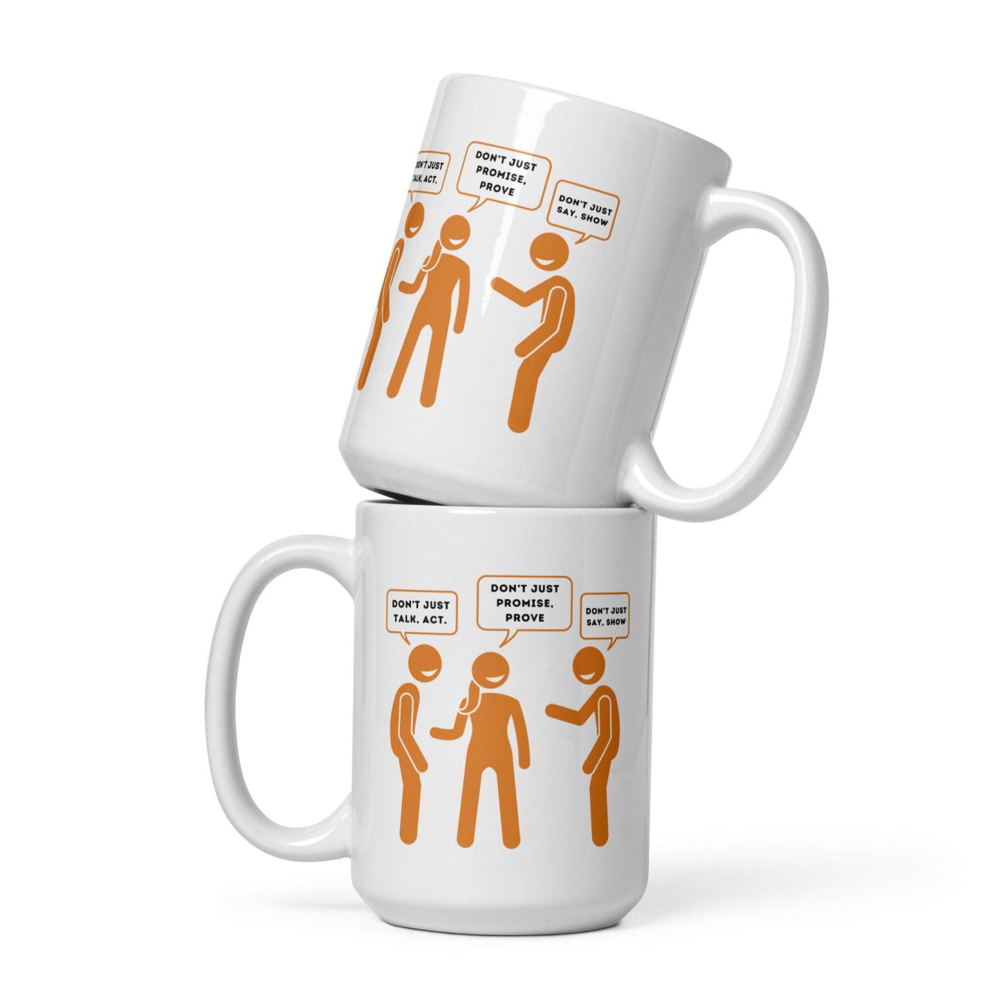 Action Reminder Ceramic Mug - Inspire Cups