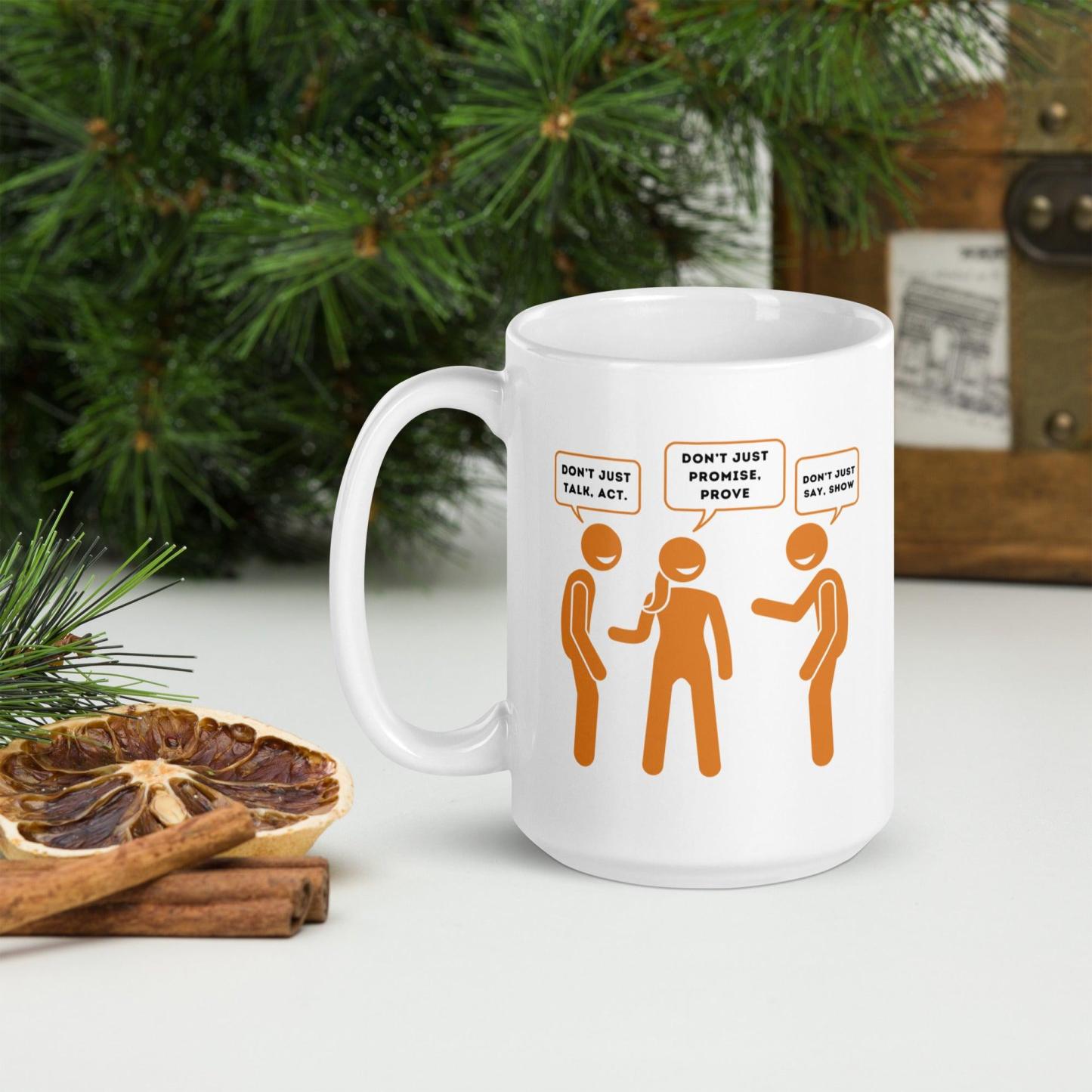 Action Reminder Ceramic Mug - Inspire Cups
