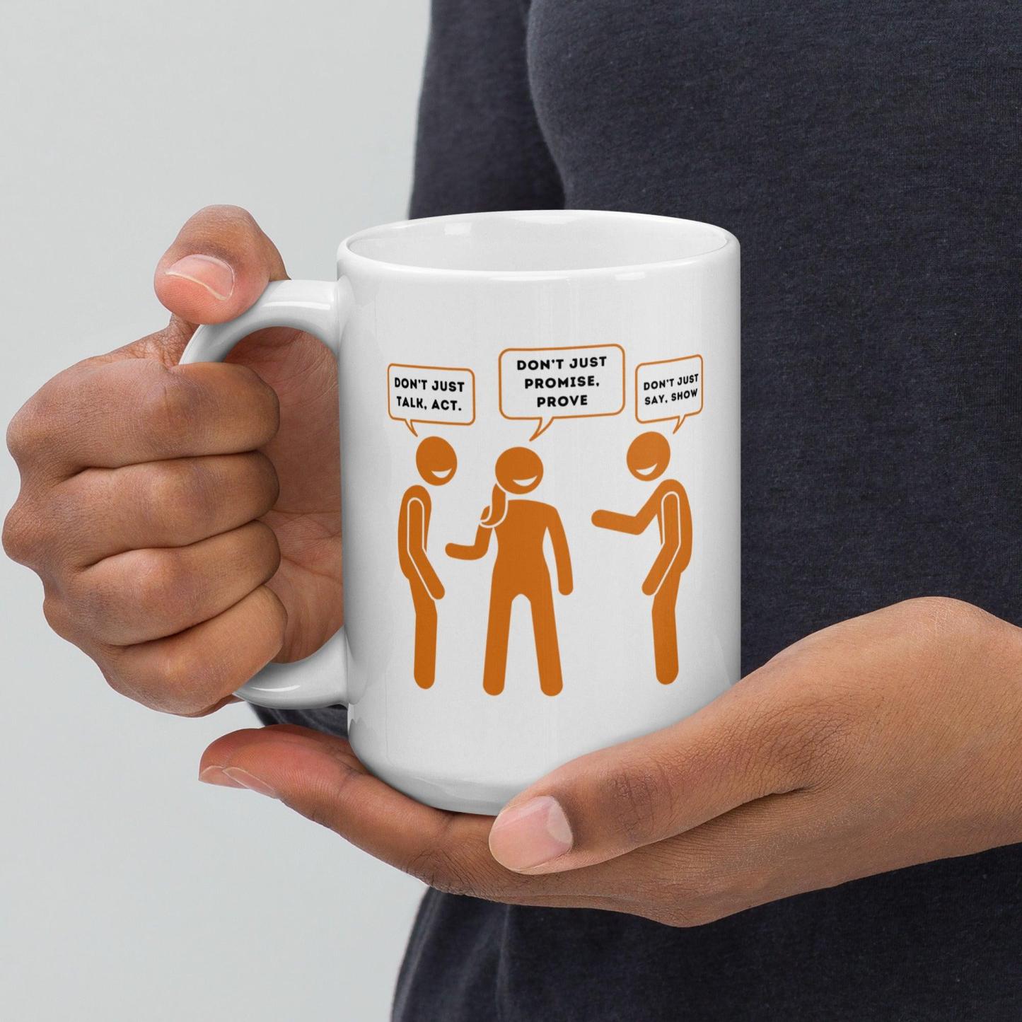 Action Reminder Ceramic Mug - Inspire Cups
