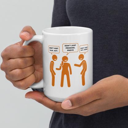Action Reminder Ceramic Mug - Inspire Cups