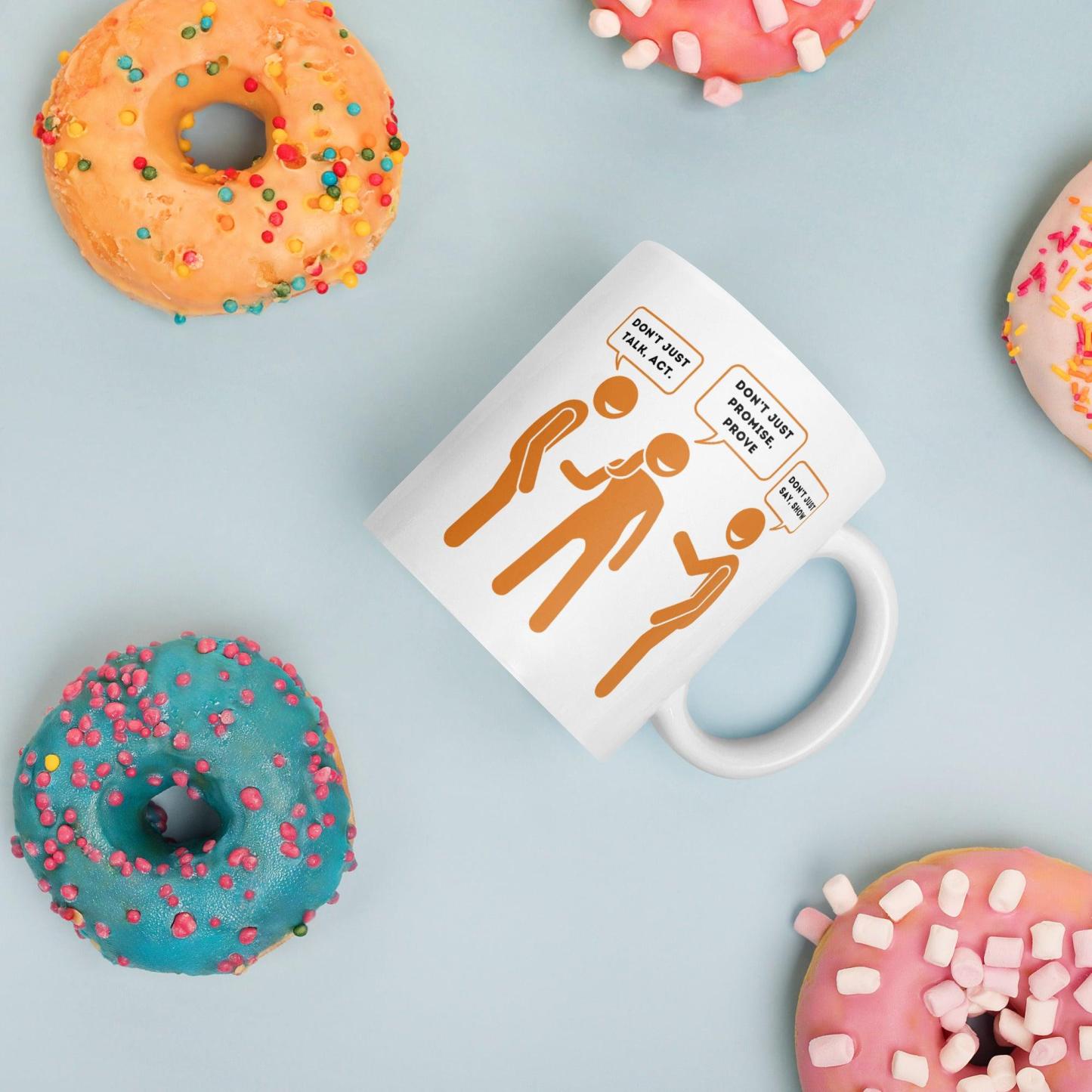Action Reminder Ceramic Mug - Inspire Cups
