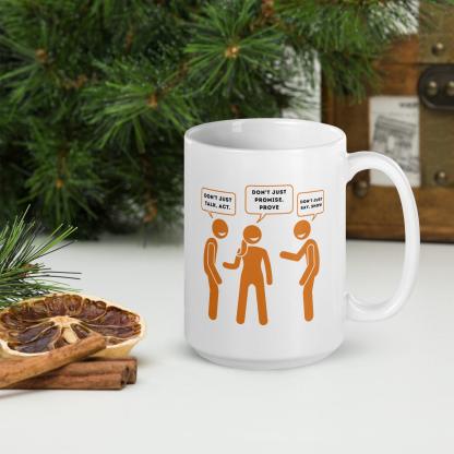 Action Reminder Ceramic Mug - Inspire Cups