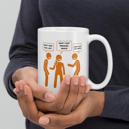 Action Reminder Ceramic Mug - Inspire Cups