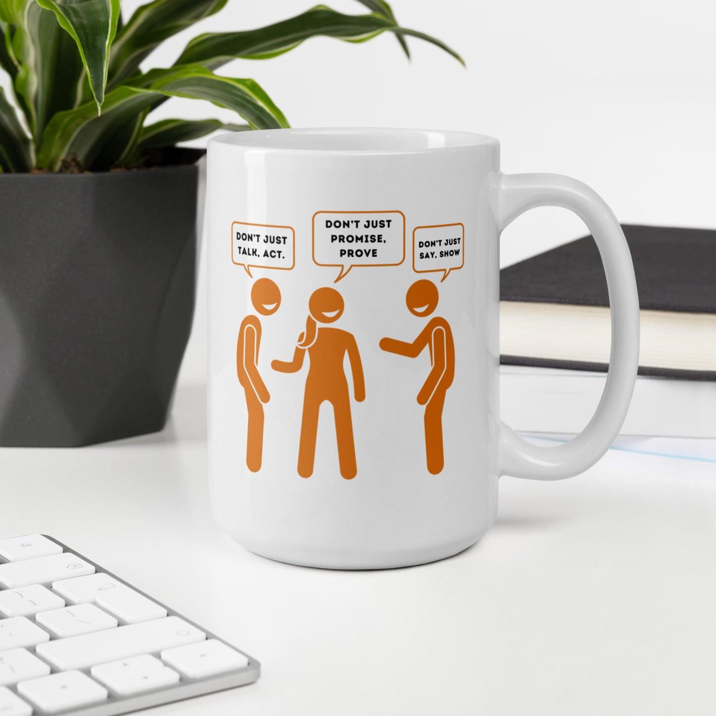 Action Reminder Ceramic Mug - Inspire Cups