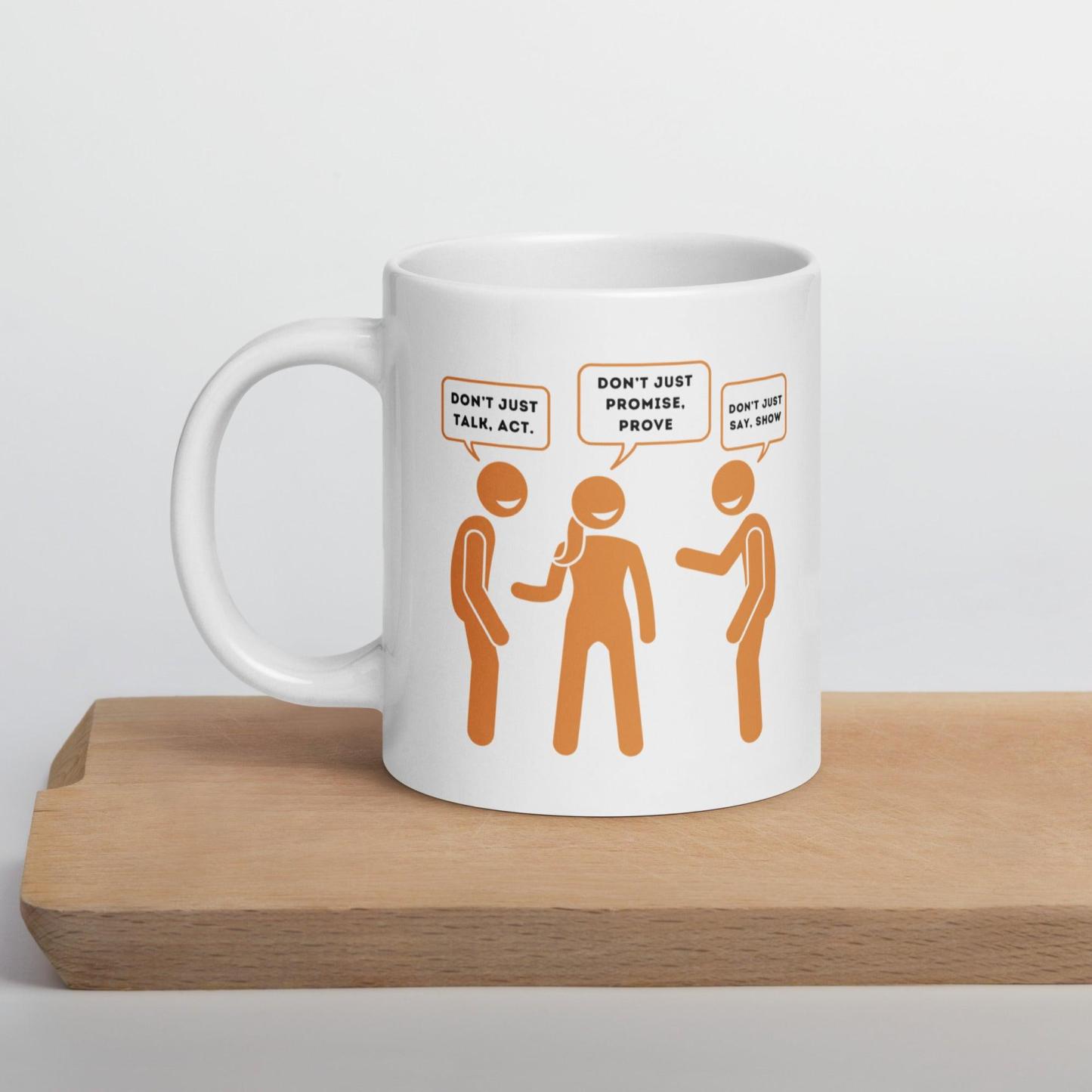 Action Reminder Ceramic Mug - Inspire Cups