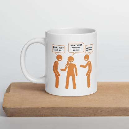 Action Reminder Ceramic Mug - Inspire Cups