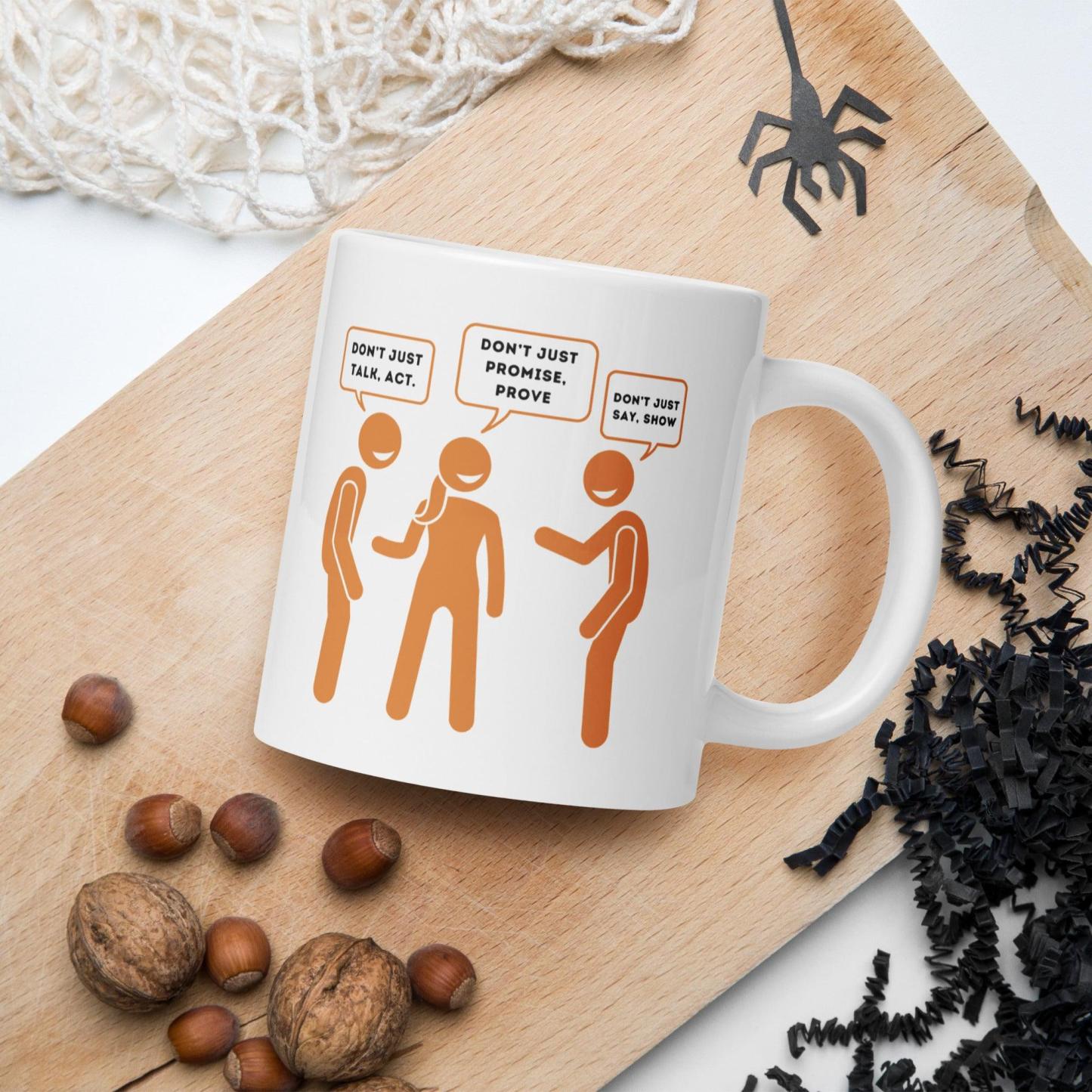Action Reminder Ceramic Mug - Inspire Cups