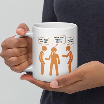 Action Reminder Ceramic Mug - Inspire Cups