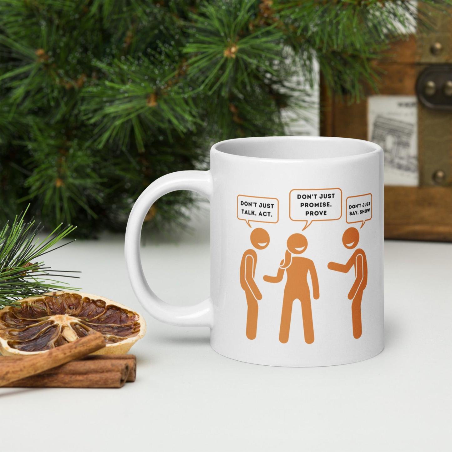 Action Reminder Ceramic Mug - Inspire Cups