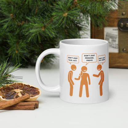 Action Reminder Ceramic Mug - Inspire Cups
