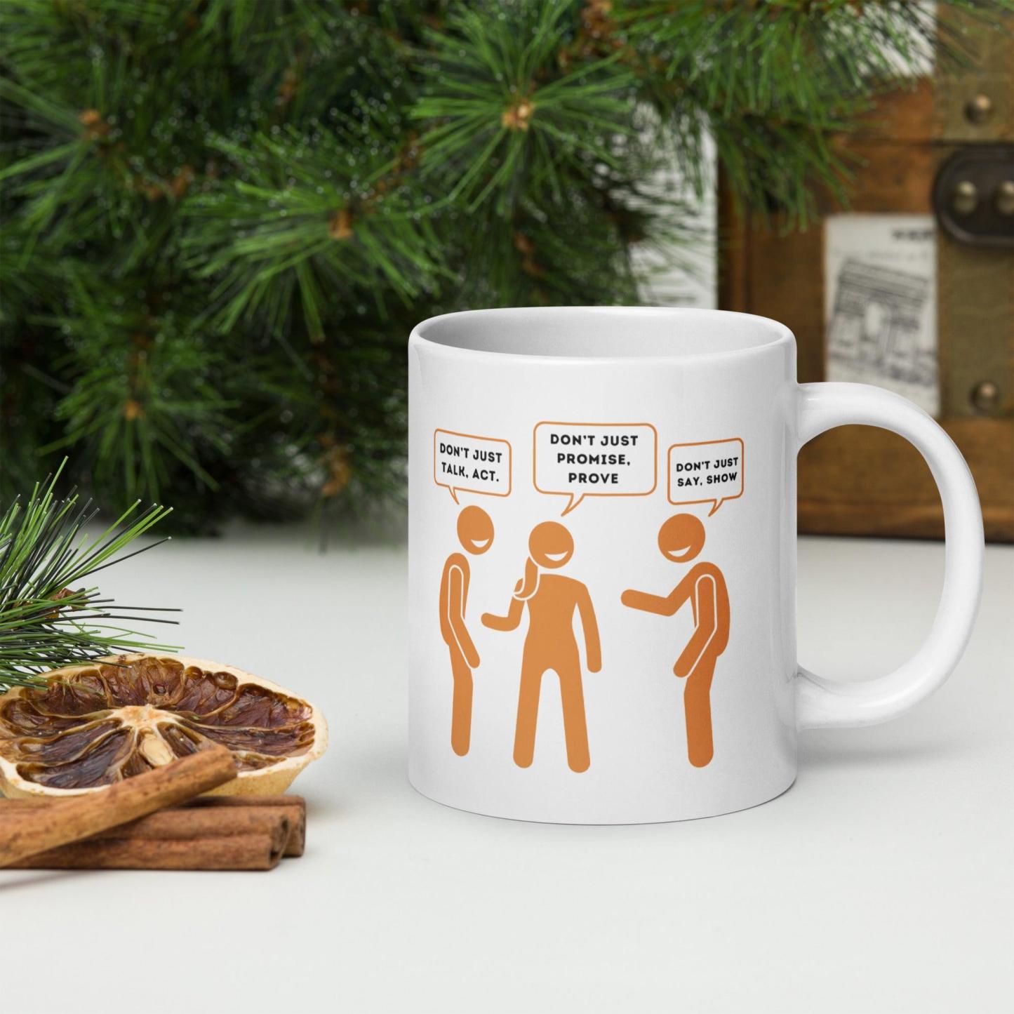 Action Reminder Ceramic Mug - Inspire Cups