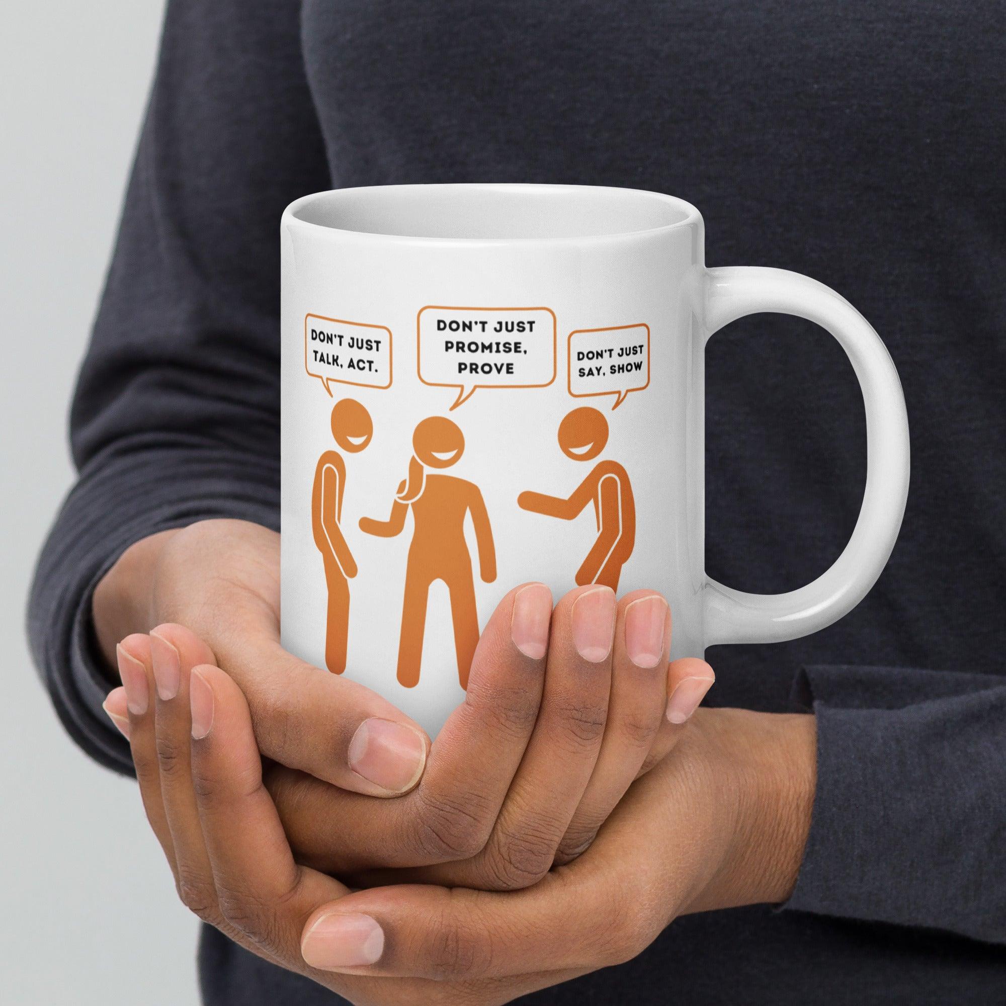 Action Reminder Ceramic Mug - Inspire Cups