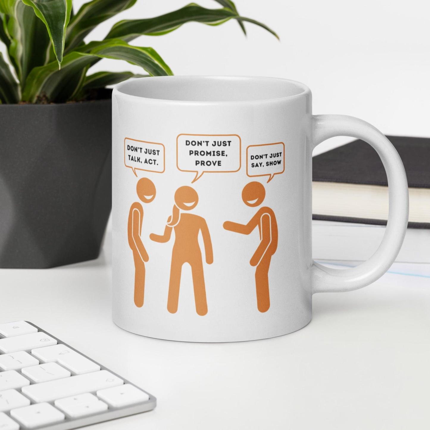 Action Reminder Ceramic Mug - Inspire Cups
