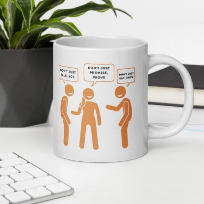 Action Reminder Ceramic Mug - Inspire Cups