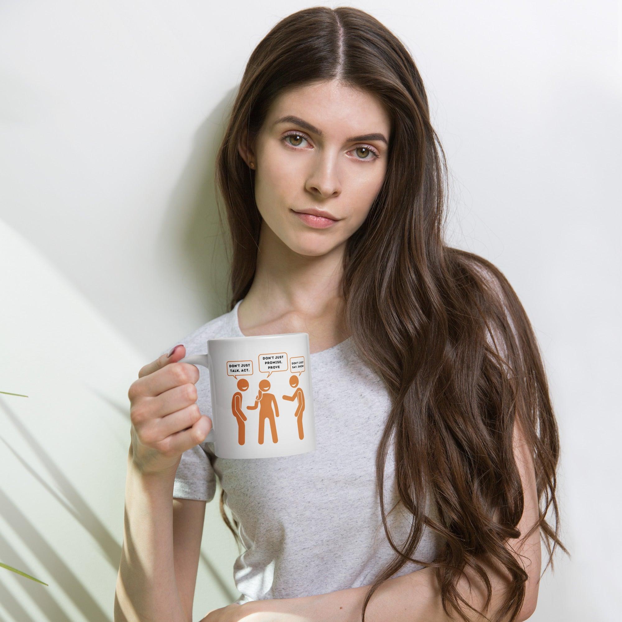 Action Reminder Ceramic Mug - Inspire Cups