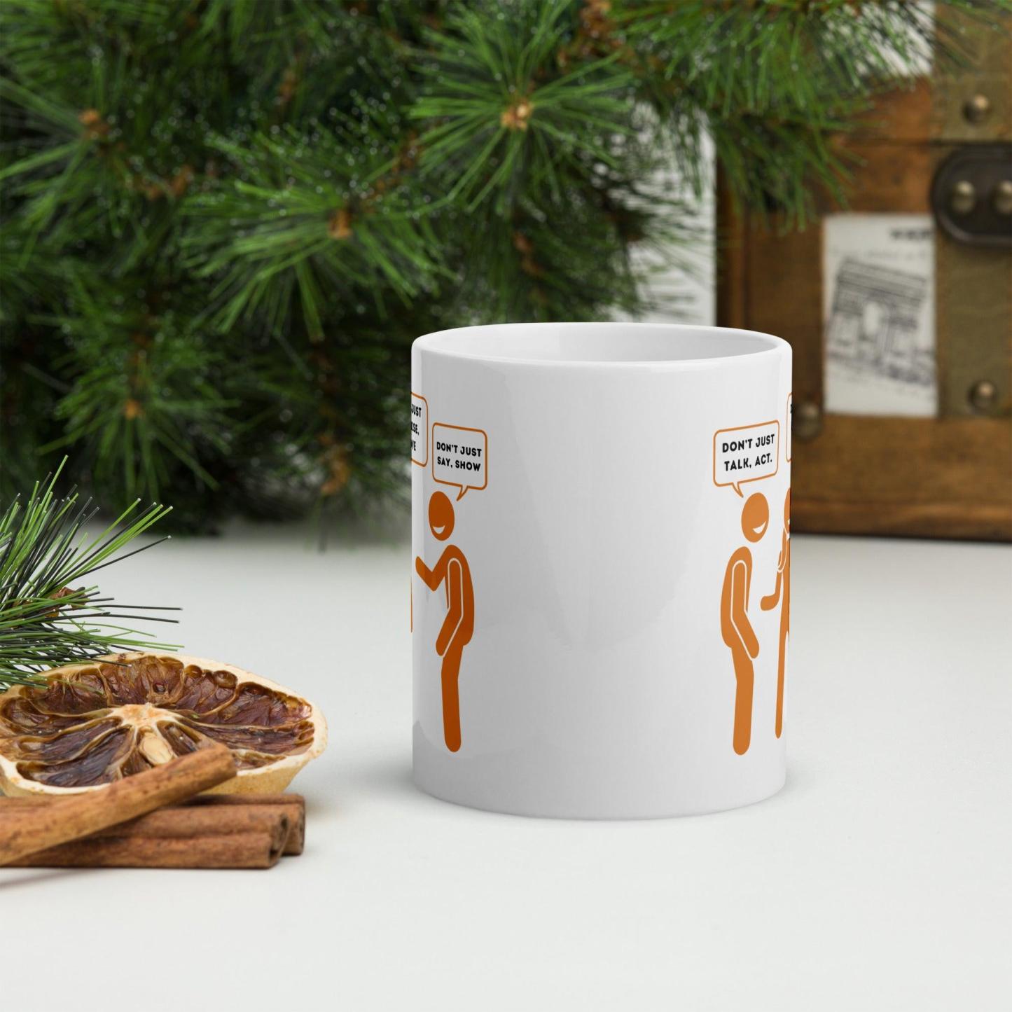 Action Reminder Ceramic Mug - Inspire Cups