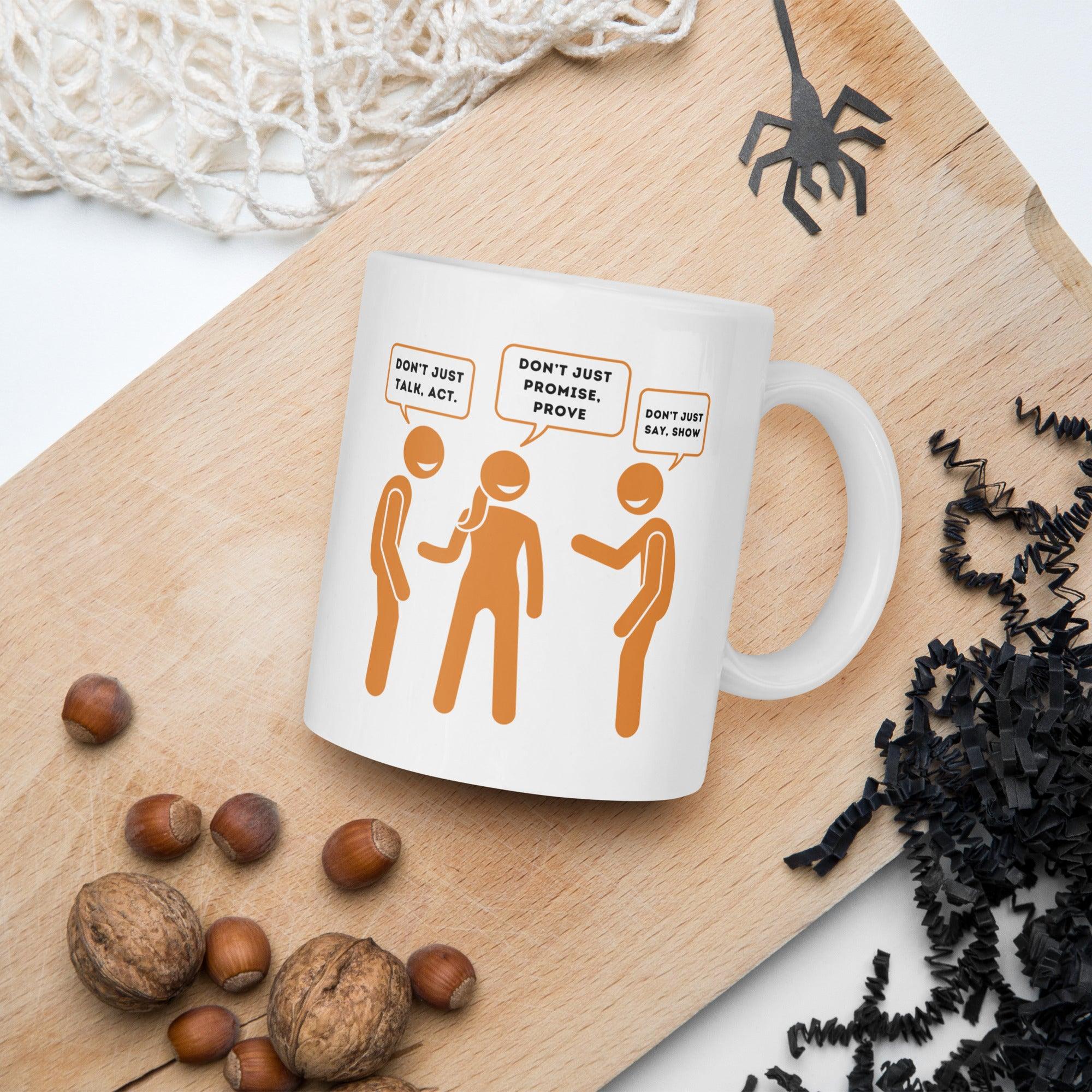 Action Reminder Ceramic Mug - Inspire Cups