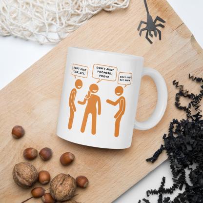 Action Reminder Ceramic Mug - Inspire Cups