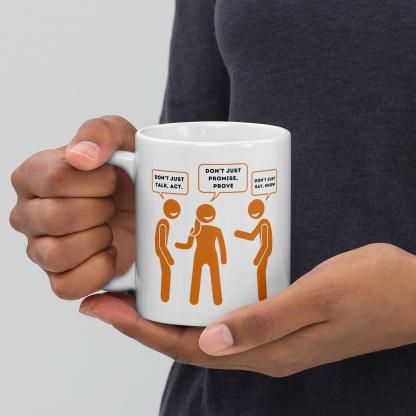 Action Reminder Ceramic Mug - Inspire Cups