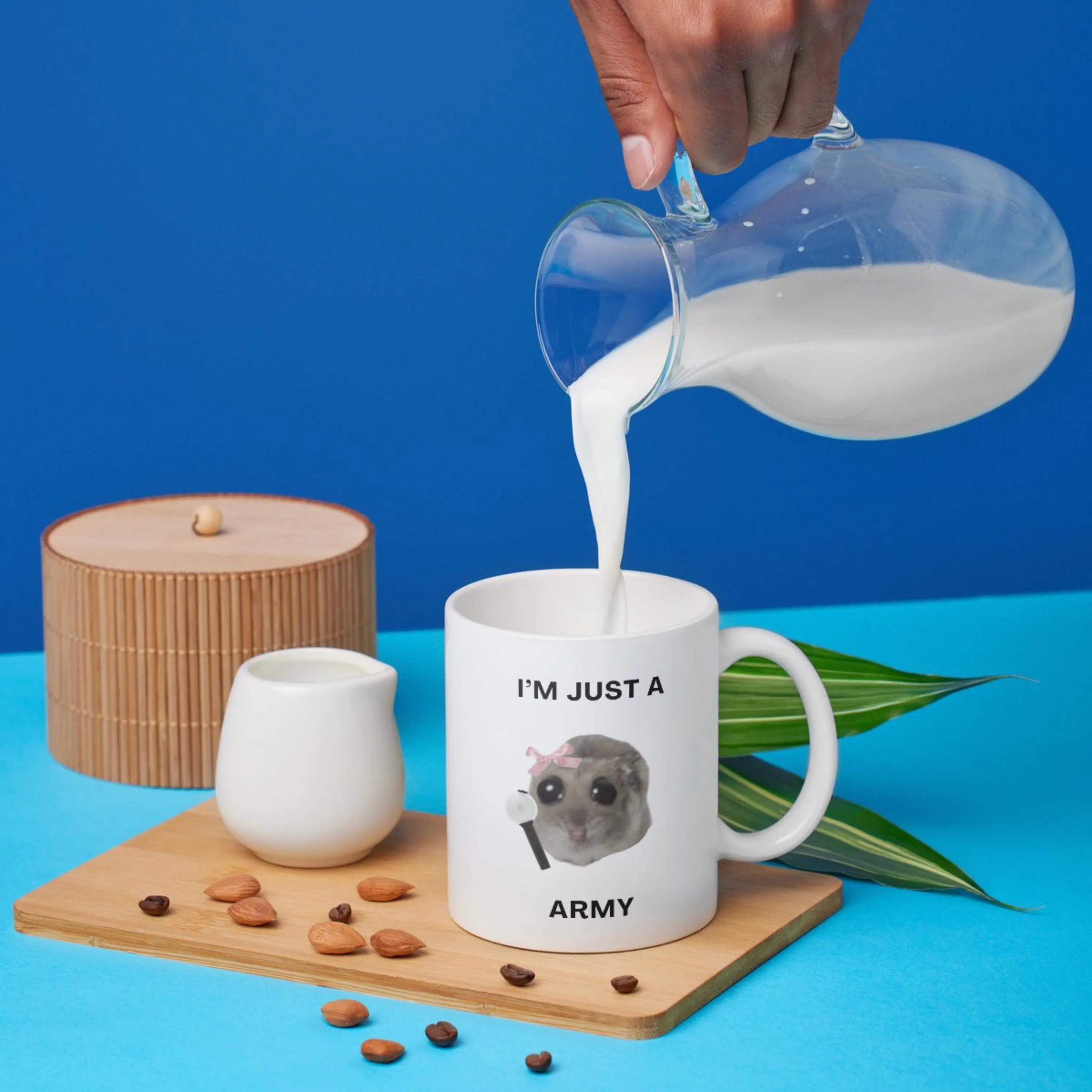 Sad Hamster Meme Ceramic Coffee Mug