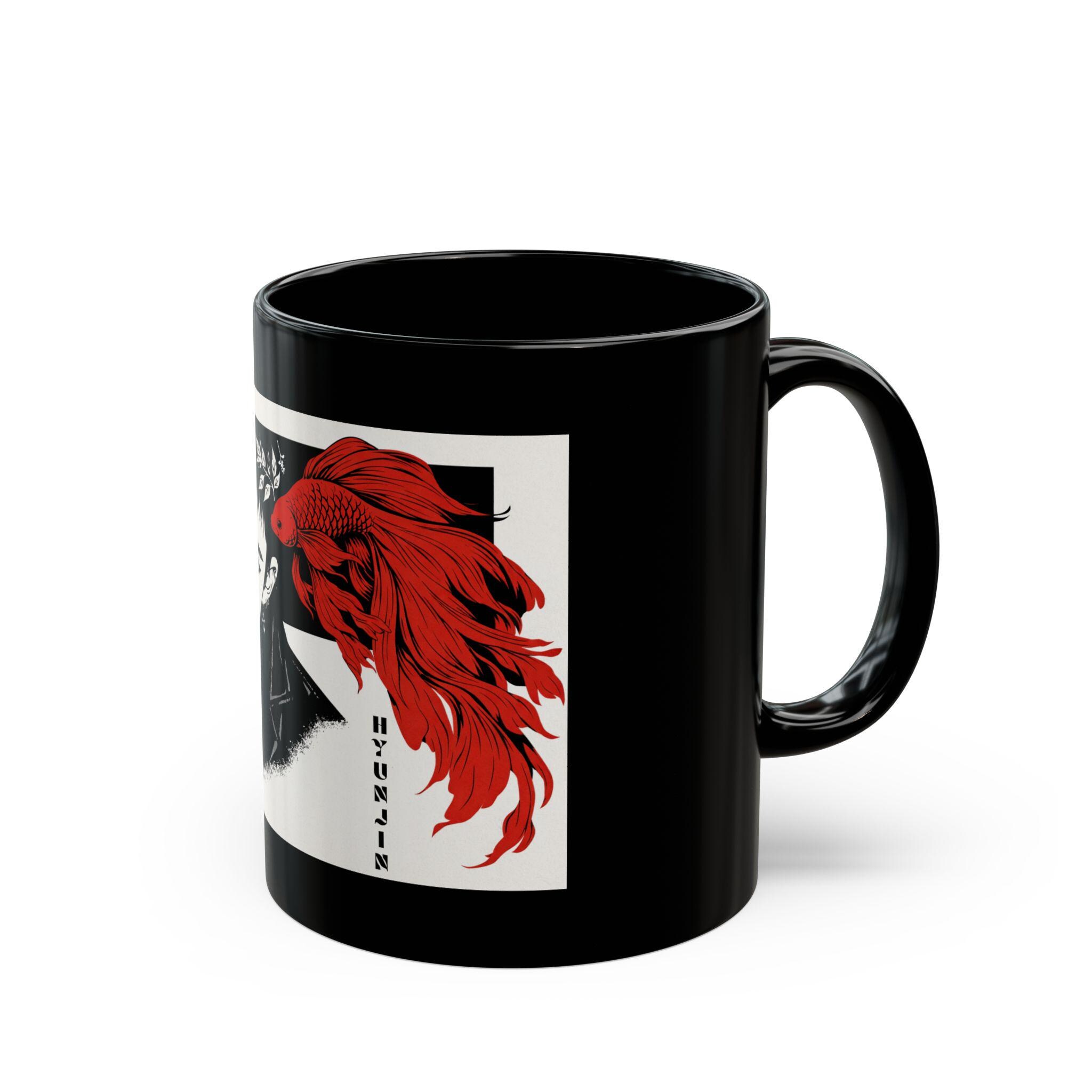 Hyunjin Artistic Illustration Ceramic Coffee Mug 11 Oz