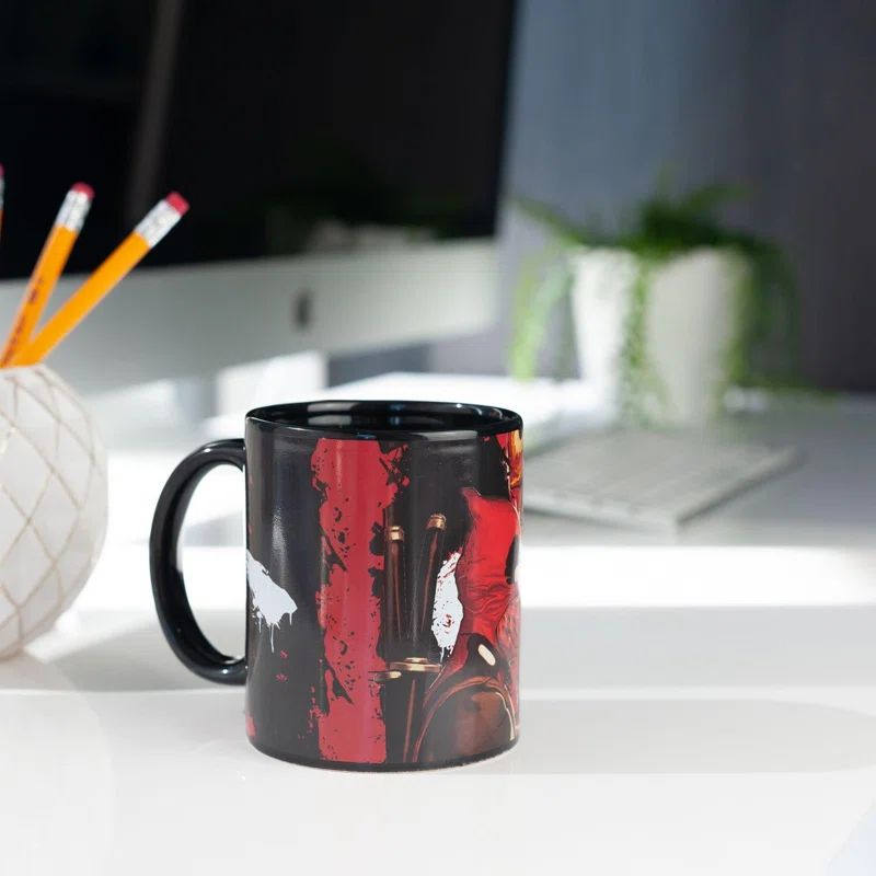 Deadpool Superhero Fireplay Ceramic Mug