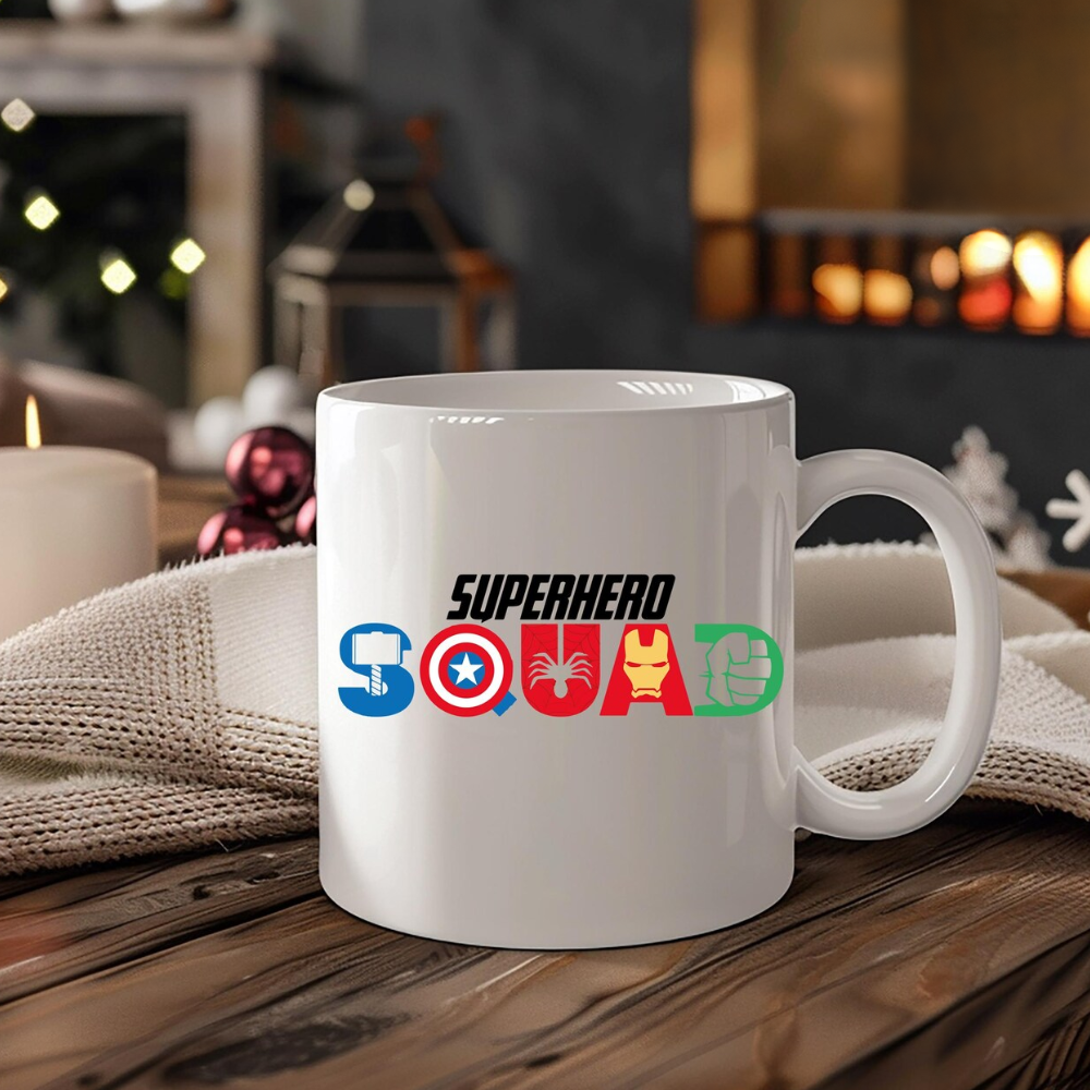 Superhero Squad Custom Coffee Mug