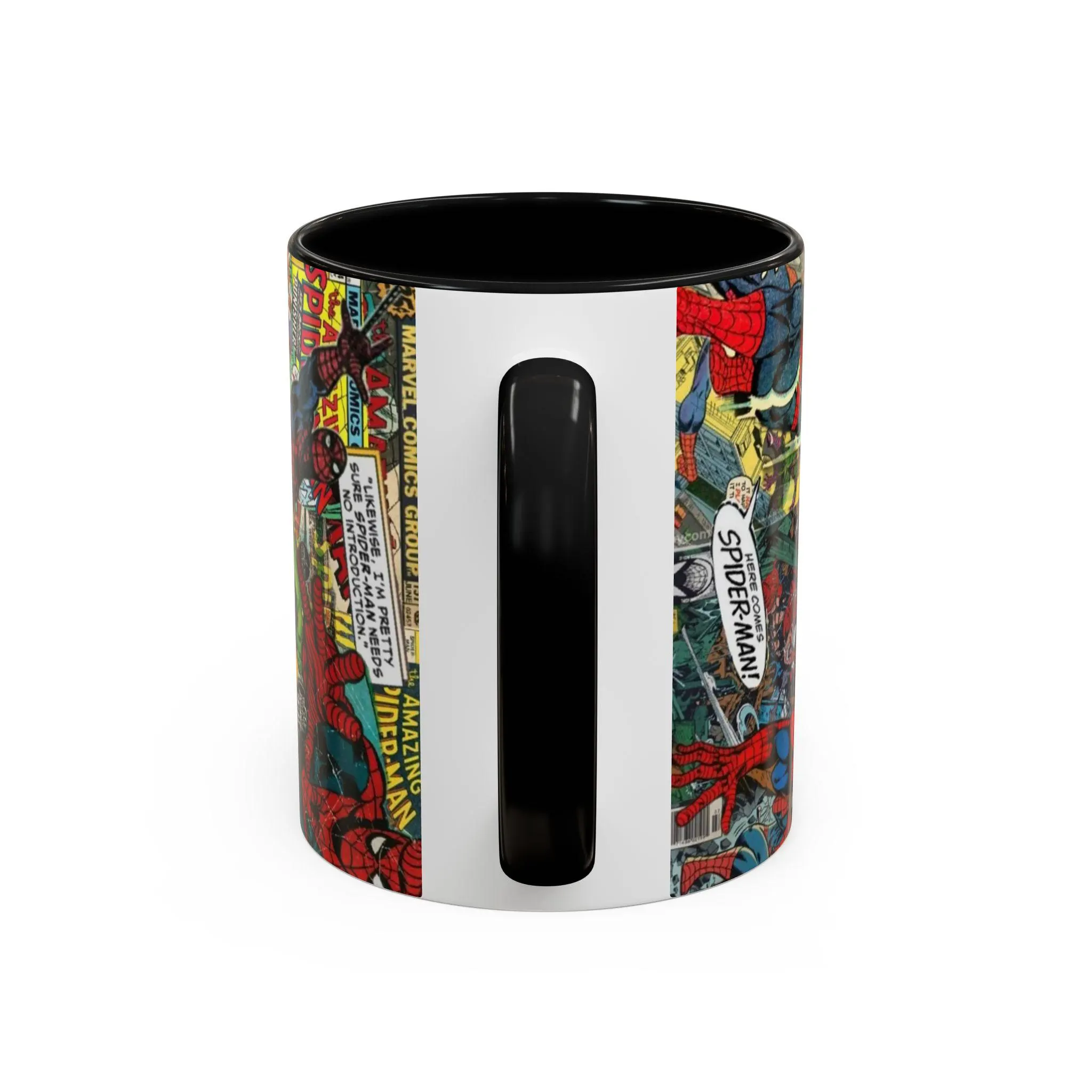 Spider Man Comic Collage Ceramic Mug