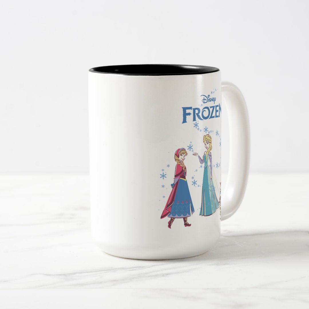 Elsa Anna Olaf Two-Tone Mug 