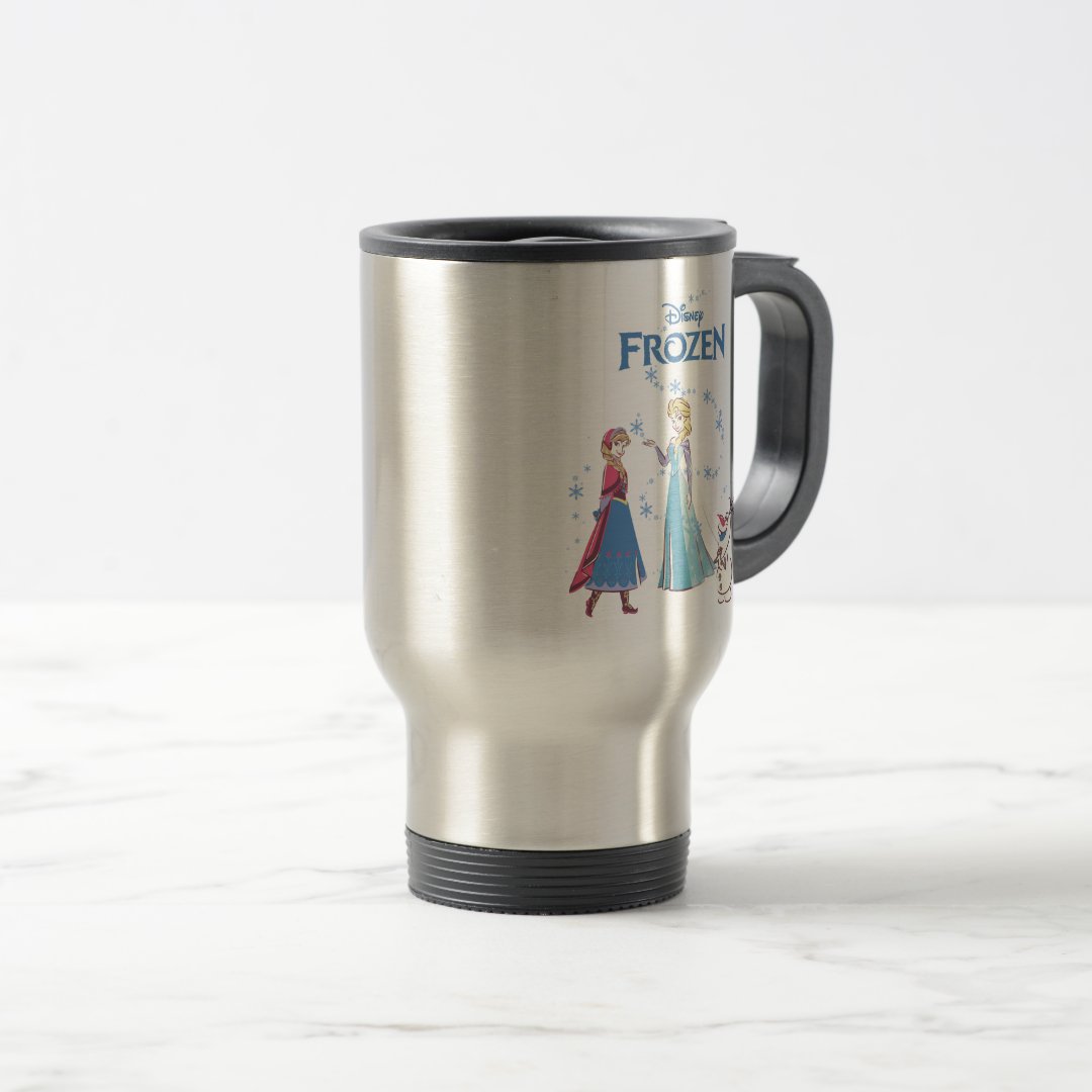Frozen Travel Mug Elsa, Anna & Olaf Commuter Coffee Cup