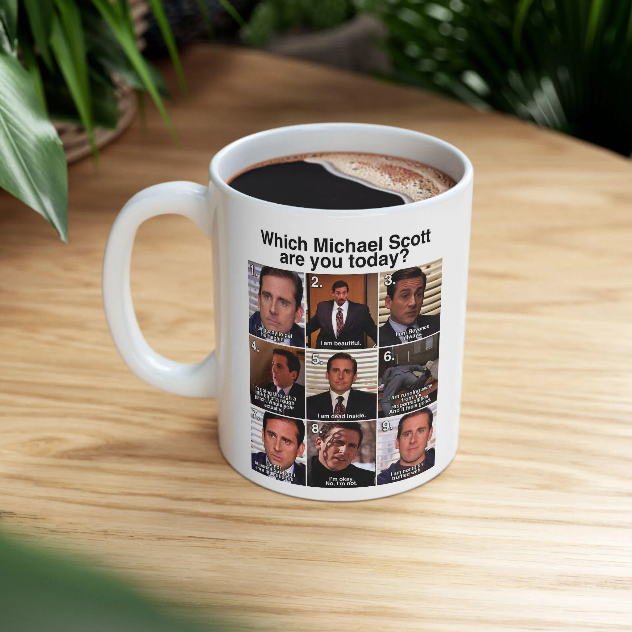 Michael Scott Meme Ceramic Coffee Mug Cup