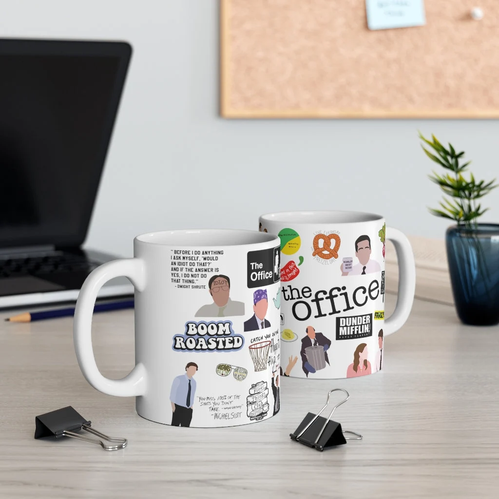 The Office Character Collage Ceramic Coffee Mug