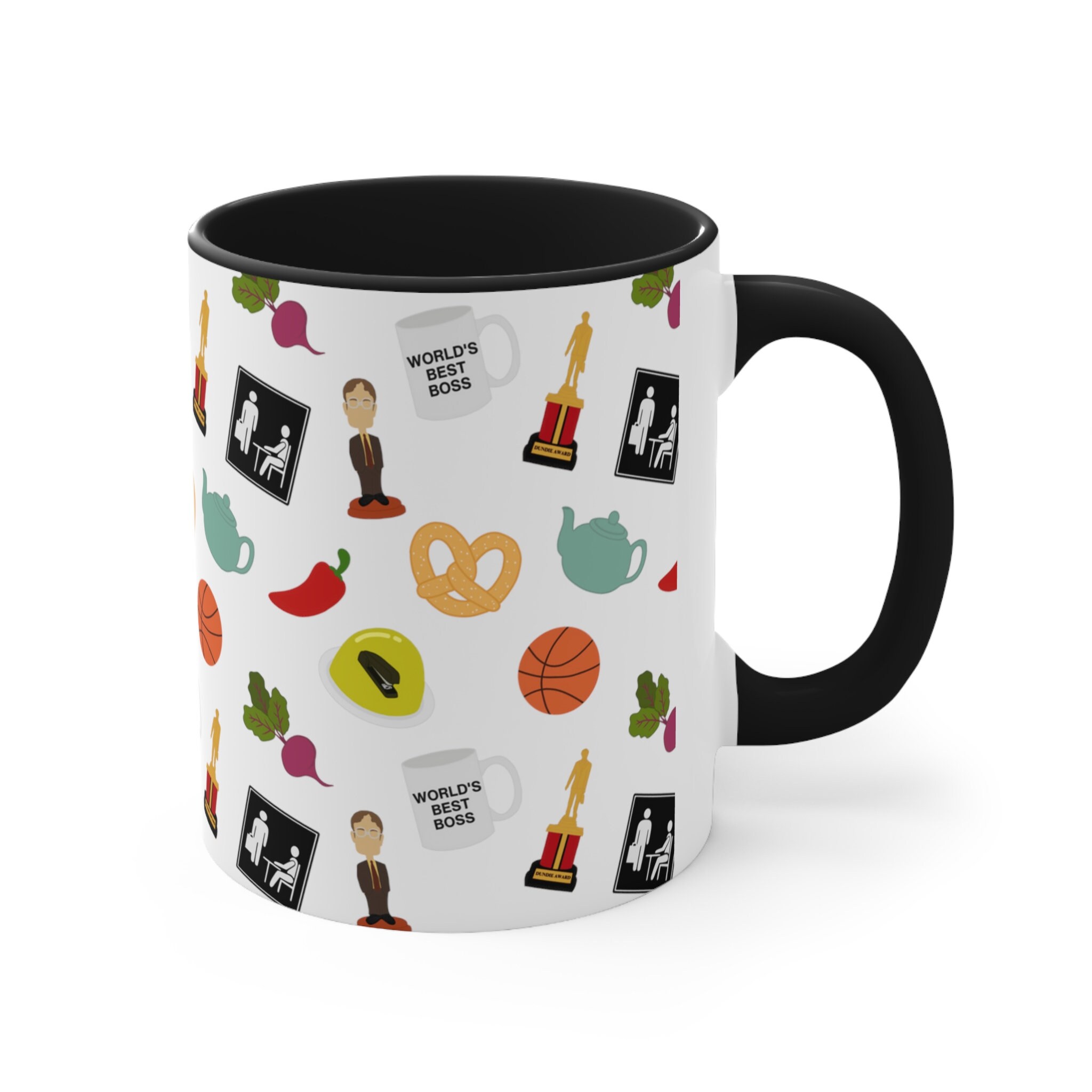 The Office Icons Ceramic Coffee Mug 11oz