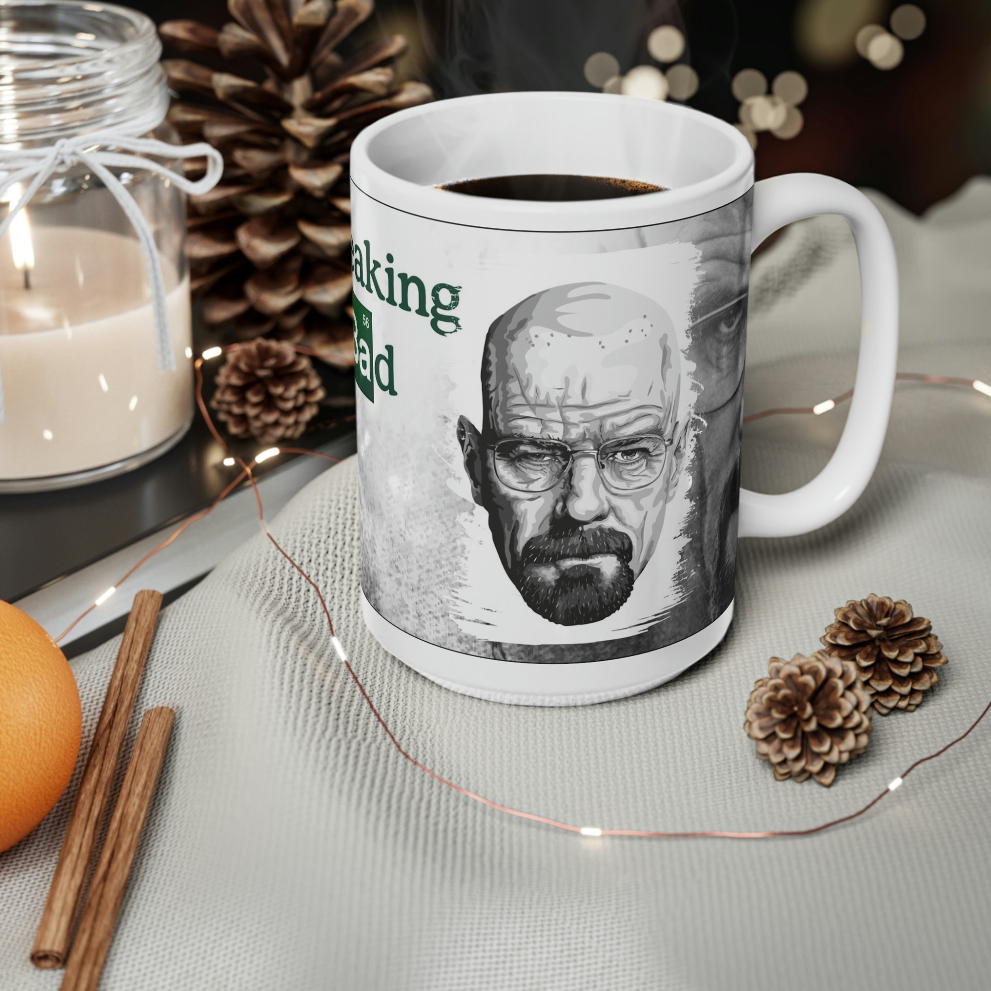 Breaking Bad Character Sketch Coffee Mug