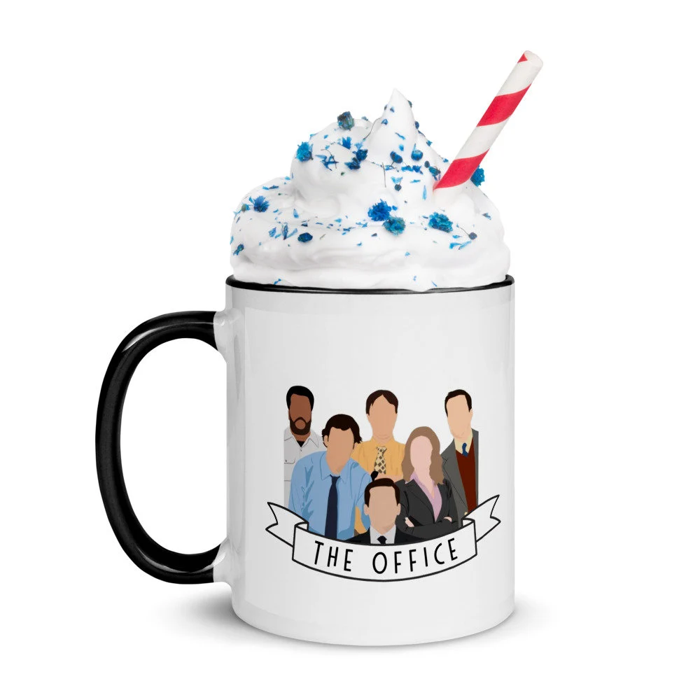The Office Cast Minimalist Character Ceramic Mug 11oz