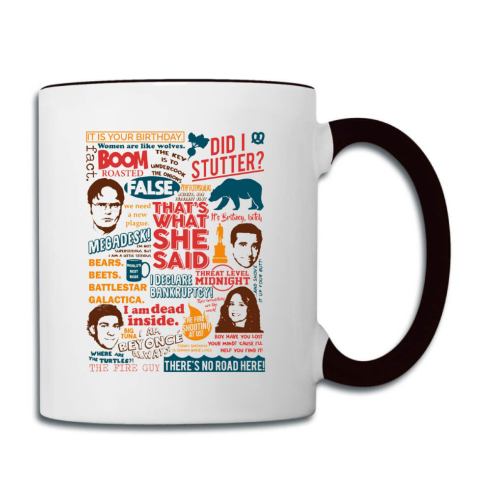 The Office Quotes Character Ceramic Mug