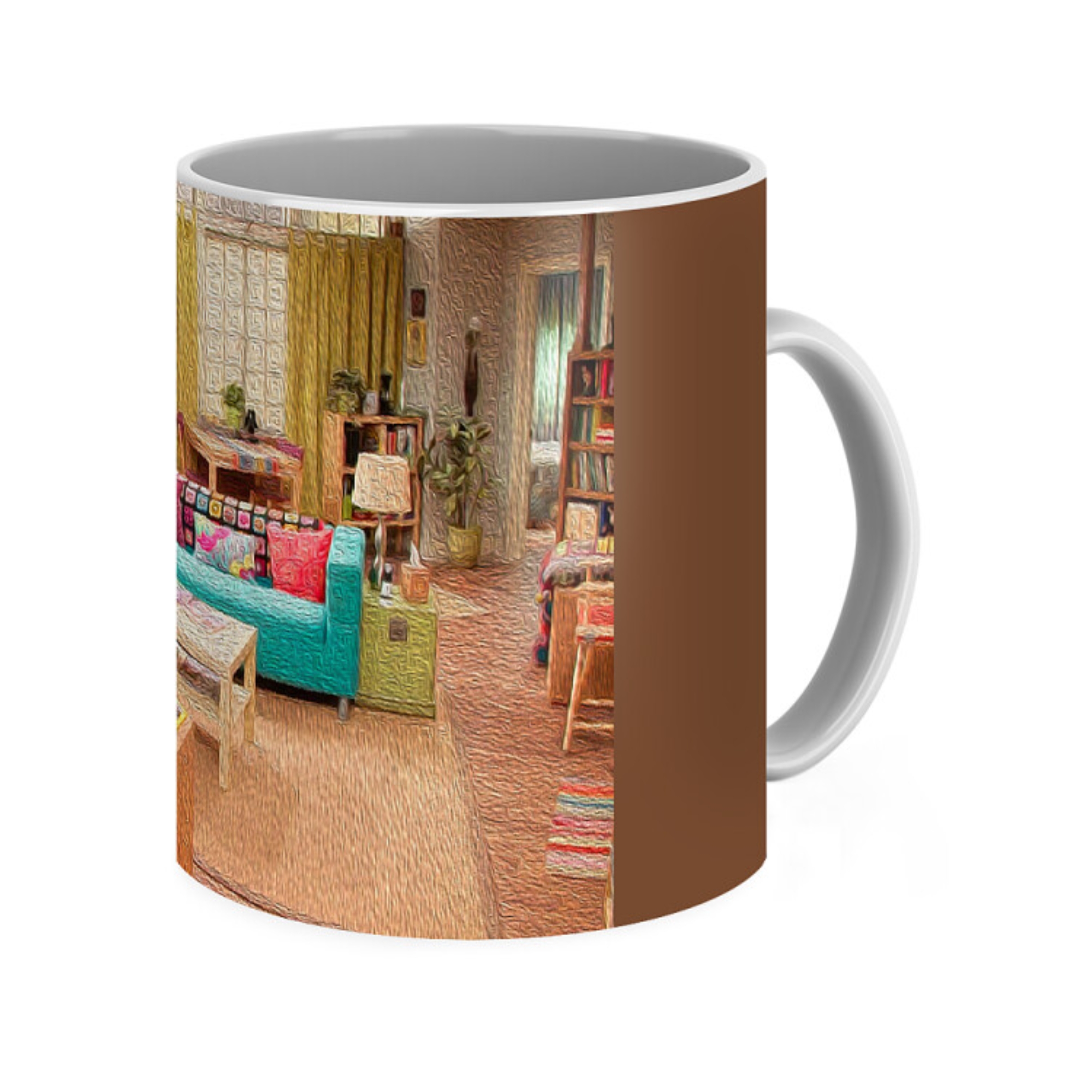 Penny Apartment Oil Painting Style Coffee Mug