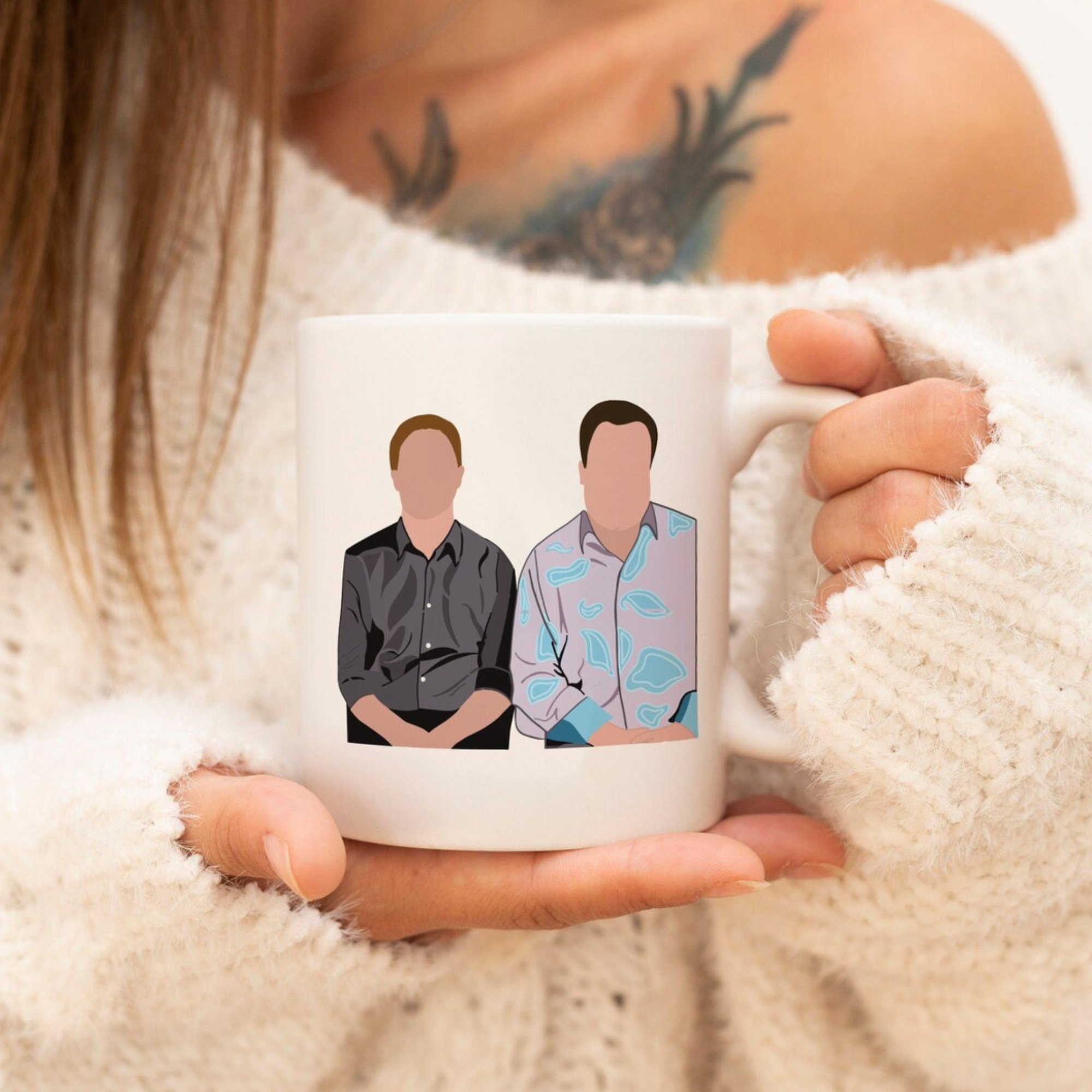 Modern Family Cam & Mitch Ceramic Coffee Mug - TV Show Gift