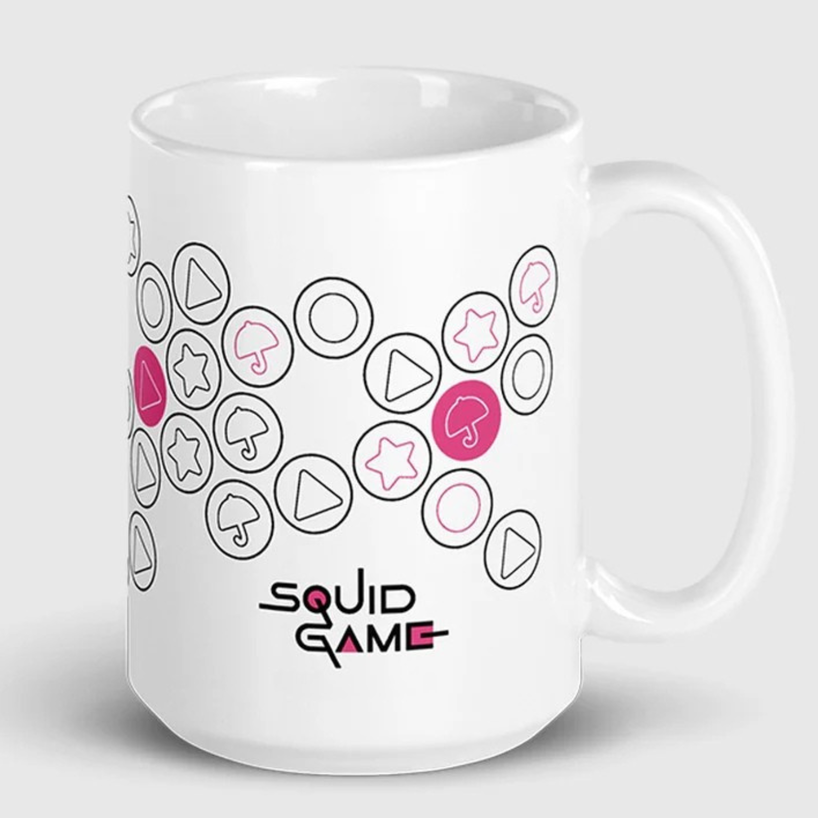 Squid Game Games Pattern Mug