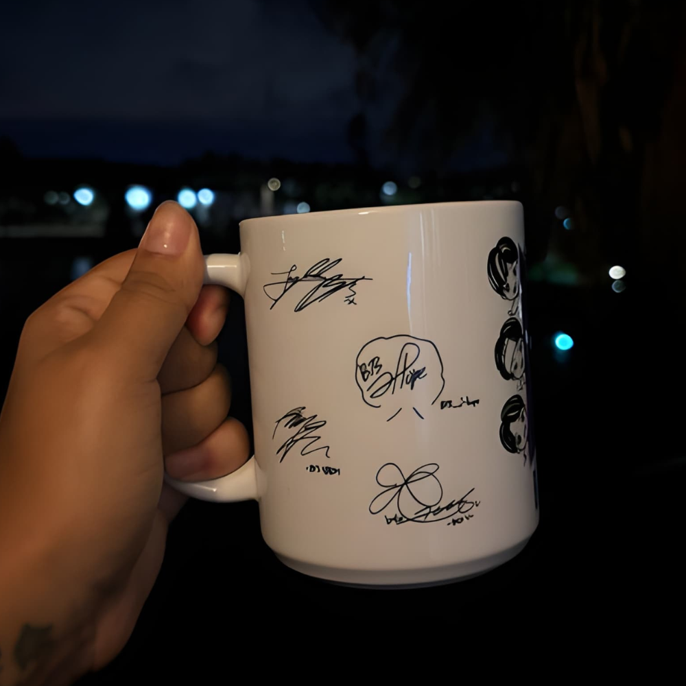 Autographs mug - Kpop Gift - Army Gift - Army mug