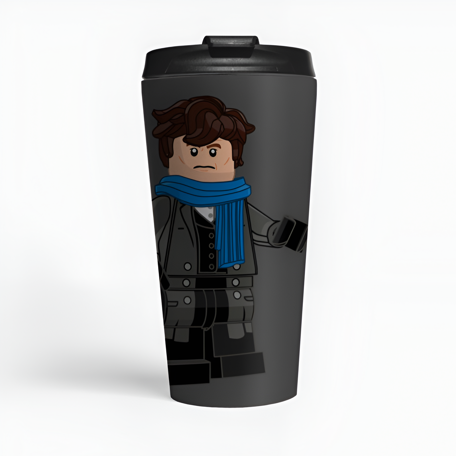 Sherlock Character Brick Style Ceramic Coffee Mug